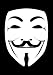 Produkt-Bild: Guy Fawkes Sticker Aufkleber Ber&uuml;hmte Person - Gr&ouml;sse ca. 7x10 cm