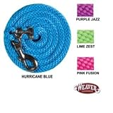 Weaver Graphite Poly Lead Rope Hurricane Blue