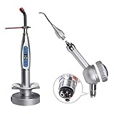 Dental Wireless Cordless LED Curing Light Lamp + Teeth Air Prophy Polisher 4H by Bestdental
