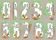 Wheelie Bin Numbers Squirrel Stickers, House number, Sulo Bin, Garbage, Whealie - FREE POSTAGE
