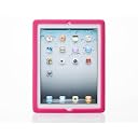 Simplism iPad 2 シリコンケース 液晶保護フィルム 折りたたみスタンド付属 ピンク TR-SCSIPD2-PK