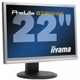 IIYAMA PLB2206WS-S ProLite B2206WS 22 inch Monitor Widescreen WSXGA+ TFT LCD 1000:1 300cd/m2 1680 x 1050 2ms D-Sub/DVI-D (Silver)