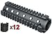 Sporting Goods : UAG AR15 AR-15 M4 CARBINE RIFLE QUAD 4-WEAVER/PICATINNY RAIL ALUMINUM HANDGUARD+ COVERS