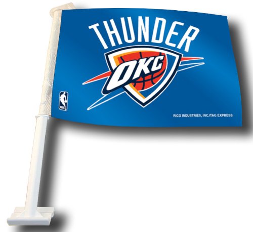 Oklahoma City Thunder Car Flag