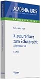 Produkt-Bild: Klausurenkurs zum Schuldrecht - Allgemeiner Teil