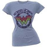 Wonder Woman - Logo Splatter Juniors T-Shirt