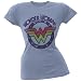 Search : Wonder Woman - Logo Splatter Juniors T-Shirt
