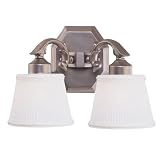 Crystorama 672-AB Cast Bath 2 Light Bathroom Wall & Vanity Light Antique Brass