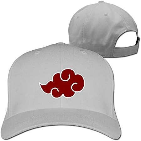 Mostafa Naruto Akatsuki Clouds Custom Unisex Adjustable Fashion Baseball Snapback Hip Hop Cap Hat Ash