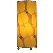 Butterfly Fossilized Leaf Lamp (Yellow)