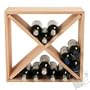 24 Bottle Compact Cellar Cube Wine Rack -Natural