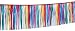 Folien-Fransengirlande bunt 4 Meter