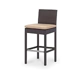 Maxime Bar Stool with Sunbrella Seat Cushion by Caluco