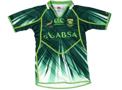 South Africa 7s 2011/12 Home Pro Rugby Shirt Green - size XXL South Africa 7s 2011/12 Home Pro Rugby Shirt Green - size XXL