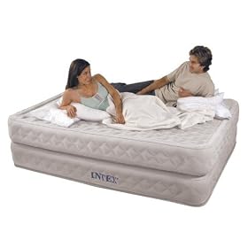 Queen Size Supreme Air-Flow inflatable Air Mattress by CMS / Intex
