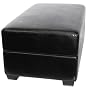 AK Rock Box Gaming and Storage Ottoman with Drum Lift (Black)