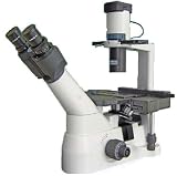 GX Microscopes GXD202 Microscope Biological Inverted Trinocular, High Power (x40-x400) Research Grade Transmitted Illumination Long Working Distance, Phase Contrast