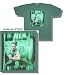Sting 'All This Time' T-shirt green stonewashed tee