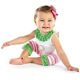 Baby Girl Pink Initial Tunic Leggings and Hair Bow... by Mud Pie