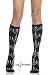 Acrylic Knee Socks With Cascade Chandelier Pattern Image