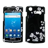 EMPIRE Midnight Flower Design Snap-On Cover Case for AT&T Samsung Captivate ....