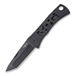 SOG Specialty Knives and Tools FF-91 2.0 Micron Knife, Tanto Black by SOG Specialty Knives