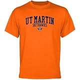 NCAA Tennessee Martin Skyhawks Team Arch T-Shirt - Tennessee Orange
