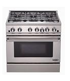DCS Gas Range 36 Inch Dual Fuel Natural Gas Range By Fisher Paykel - RDT-366