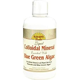 Colloidal Mineral with Blue Green Algae, Dynamic Health, 32 oz
