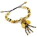 Oriental Coloured Jade Stone Luck Charm & Bead title=