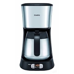 AEG ErgoSense KF 5265 Kaffeeautomat / Edelstahl Thermoskanne / Aromawahl / Programmierbarer Timer