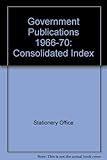 Consolidated index to government publications