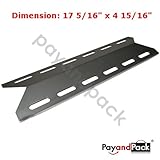 PayandPack 17 5/16' x 4 15/16' MBP 93041 BBQ Gas Grill Heat Plate Stainless Steel Heat Shield for Charmglow, Costco Kirkland, Grand Isle, Nexgrill, Perfect Flame, Permasteel, Sam's Club, Lowes Model Grills
