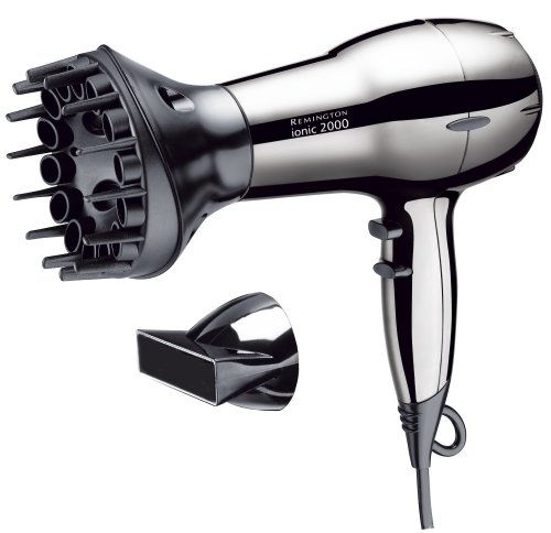 Childrens Toyshop  Körperpflege & Bad : Remington Ti 2000 "Hair Essentials" Ionen-Haartrockner mit Diffusor, 2000 Watt