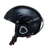 New Lucky Bums Adult Ski and Snowboard Helmet Black Medium - 57/58cm