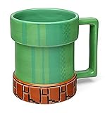 TinkGeek スーパーマリオ ブラザーズ レベルアップ 土管 マグカップ 420ml 15oz [並行輸入品]
