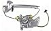 Evan Fischer Power Window Regulator With Motor Compatible with Pontiac Grand Am 1999-2005 Sedan Oldsmobile Alero 1999-2004 Rear, Driver Side Replaces# 22730703