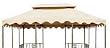 Parkland Heritage GOT280-BR 11-Foot 6-Inch by 11-Foot 6-Inch Replacement Gazebo Top, Two Tier, Beige