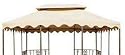 Parkland Heritage GOT280-BR 11-Foot 6-Inch by 11-Foot 6-Inch Replacement Gazebo Top, Two Tier, Beige