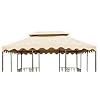Parkland Heritage GOT280-BR 11-Foot 6-Inch by 11-Foot 6-Inch Replacement Gazebo Top, Two Tier, Beige