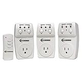 3-pack Wireless Remote Control Outlet Switch 1200 Watt 100 Feet