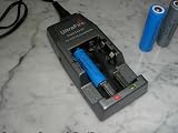 UltraFire WF-139 3.6/3.7V Battery Charger for 18650, 14500, 16340, RCR123 Li-ion Batteries, comes with two spacers for charging 16340