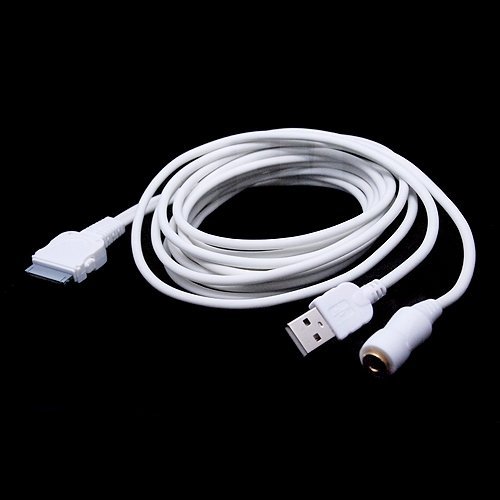 System-S Dock Connector to USB and Sound Y-Cable for Apple iPhone and iPod