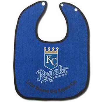 Kansas City Royals Two-Toned Snap Baby Bib