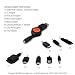 Javoedge Portable Battery Interchangeable Adapter Heads Kit