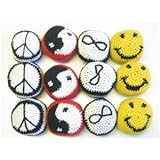 12 Woven Design Hacky Sacks (Receive 12 Per Order)