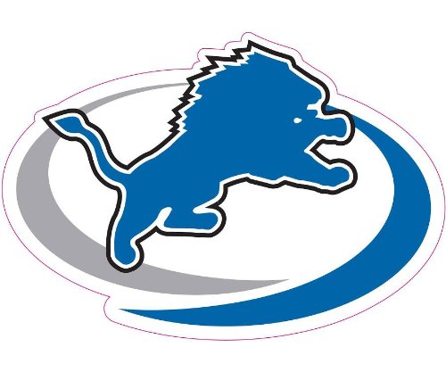 Detroit Lions Car Magnet Decal (12 -inch)