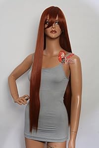 Epic Cosplay Persephone Copper Red Straight Wig 40 Inches (12CR)