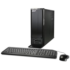 Acer Aspire X3300 Desktop-PC (AMD Athlon QC630 2.8GHz, 6GB RAM, 1TB HDD, ATI HD5570, DVD, Win 7 HP)