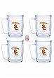 USC Trojans Tervis 17 oz Mugs - set of 4